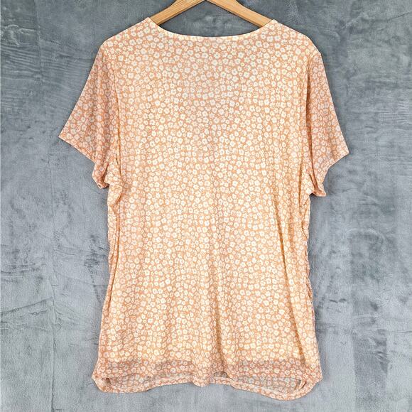 Torrid Top 3X Babydoll Ditsy‎ Floral Sheer Mesh Summer Casual Bloomcore NWT - Picture 8 of 8